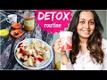 One day DETOX Diet, Self care and more | What I eat in a day