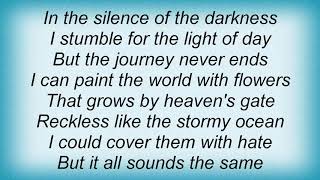 Kamelot - Silence Of The Darkness Lyrics