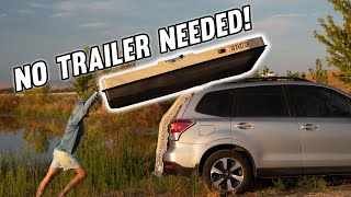 Pond Prowler/Bass Raider - How to Load the Boat on a Car!