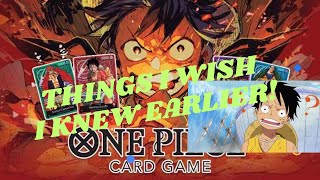 Things I Wish I Knew Earlier - One Piece TCG