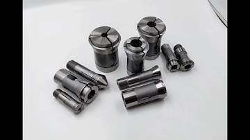 CNC lathe collet and guide bush