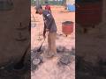 Amazing coal feeding technique in brick kiln chamber #viral #reels #shorts