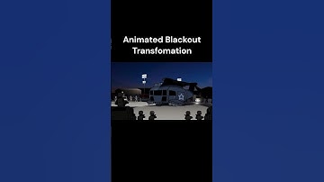 Animated Blackout Transformation - Shorts #transformers