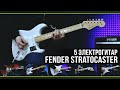 5 Электрогитар Fender Stratocaster - Подборка видео демонстраций