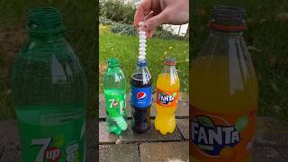 Coca Cola, Fanta,Sprite Und Mentos |  Experiment #Shorts