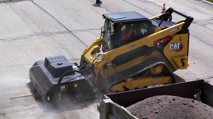 Cat® Utility Broom at Work