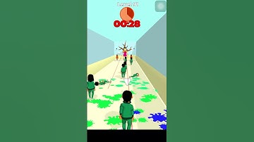 Squid Game 3D 🦑🥷🦑 All Levels Gameplay Android,ios #Shorts