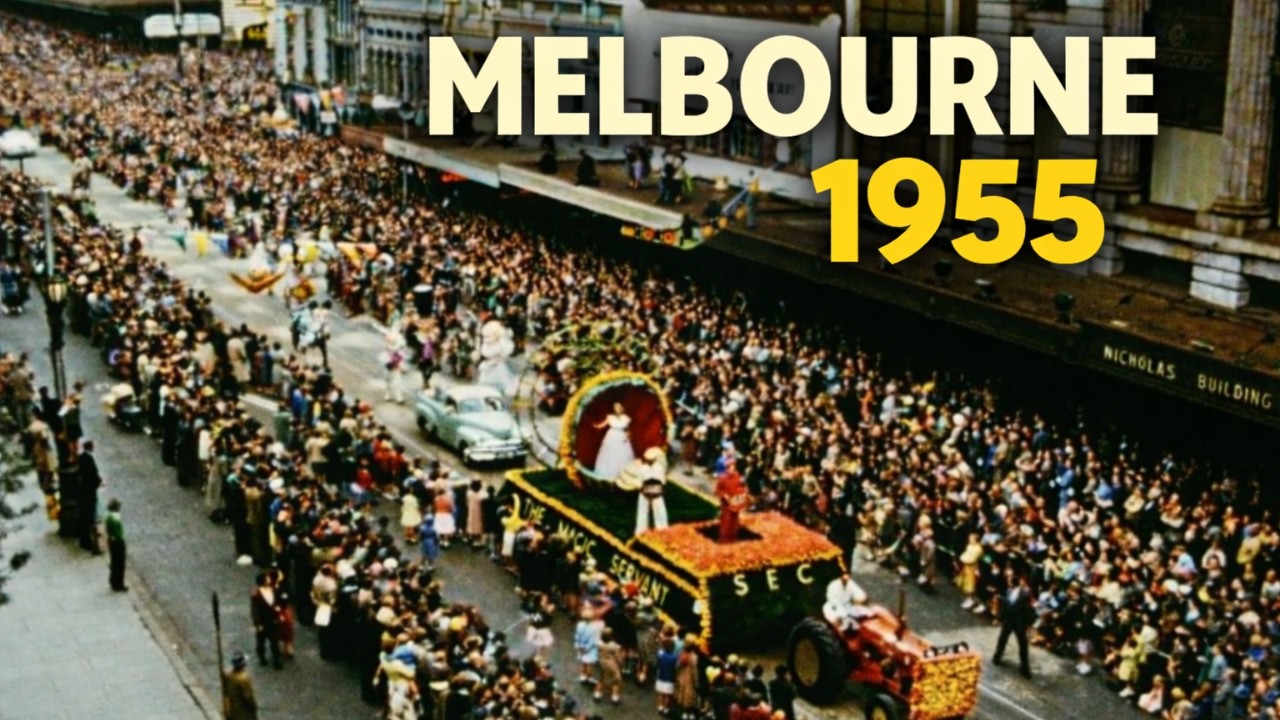 Melbourne 1955 🇦🇺 A Real Look at 1950s Australia | Fashion, Cars & Moomba