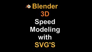 SVG'S and Blender 02