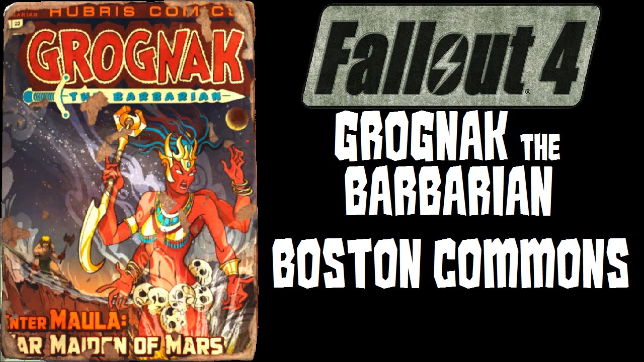 Fallout 4 Grognak Comic in Boston Commons