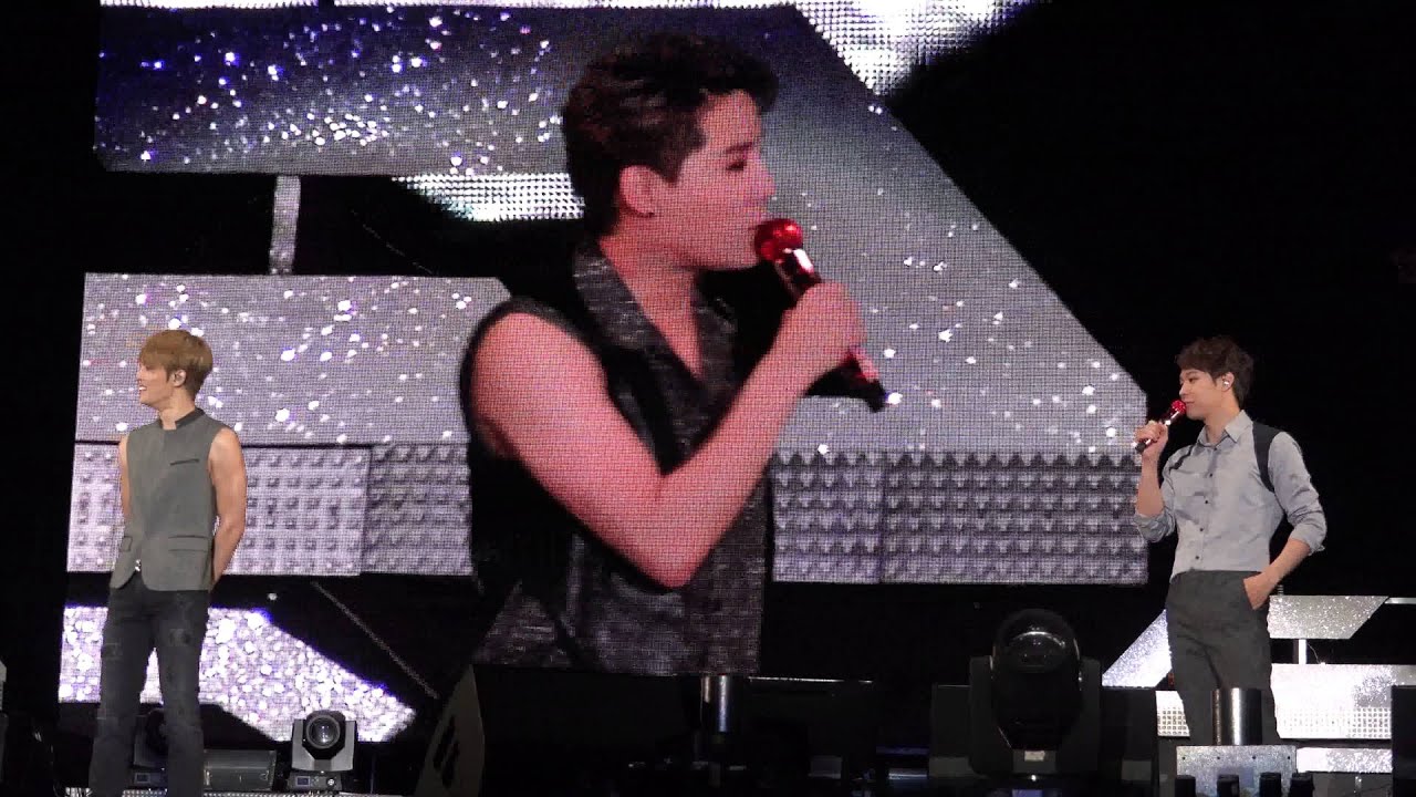 141005 jyj 강남 K POP FESTIVAL 14 5 멘트 펜잘큐