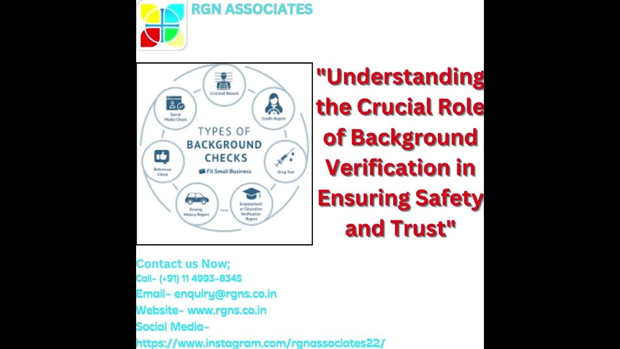 "Types of Background Verification Checks" YouTube