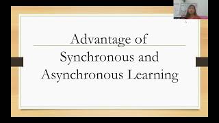 Synchronous vs Asynchronous Learning 