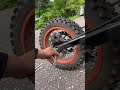 Let’s go ahead and tighten the chain on my new ebike! 😁🔥 Things got so much torque the chain