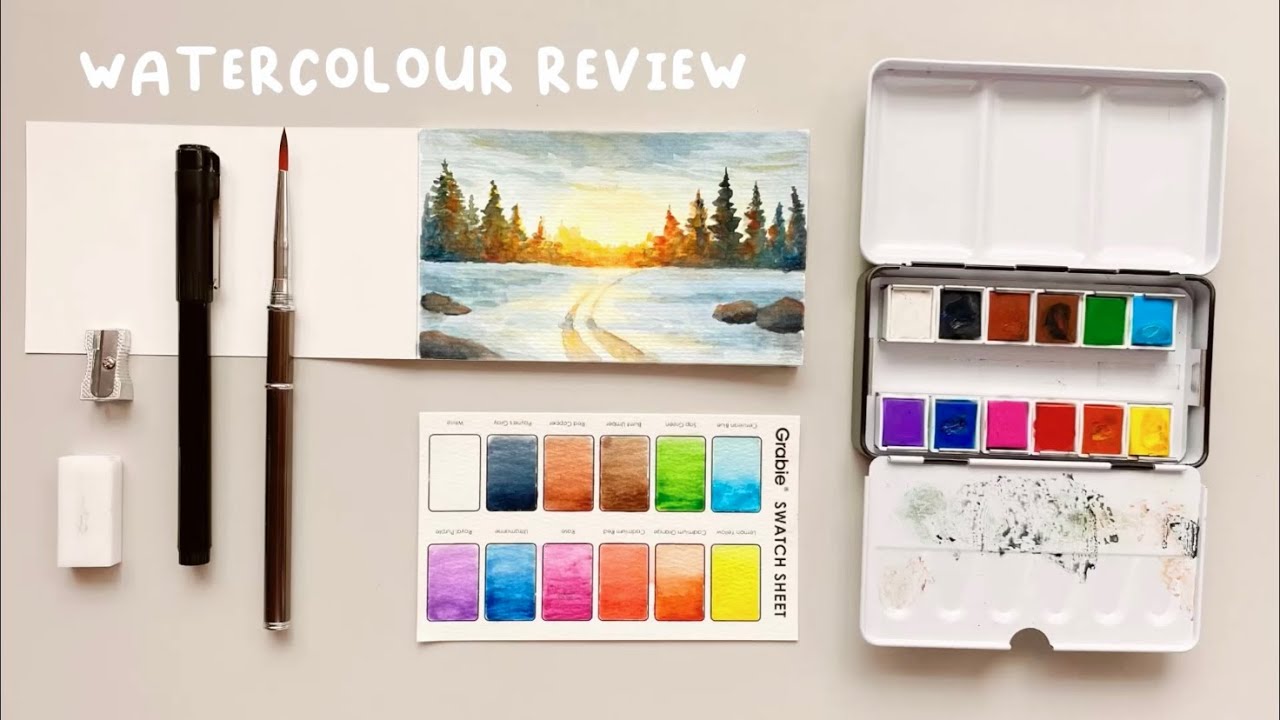 grabie watercolour paints review 🎨 the best travel set yet? 