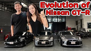 Evolution of Nissan GT-R วิวัฒนาการของ นิสสัน จีทีอาร์ !
