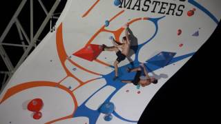 Josh Levin and Matty Hong's 2nd climb at Psicobloc Masters 2016 (seeding round)