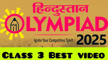 Hindustan Olympiad 2025 Class 3 🔥 by @AyushConnection  - King of Hindustan Olympiad 