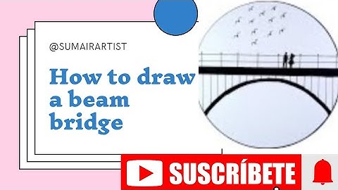 How to Draw a Beam Bridge in 1-Point Perspective