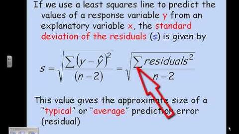 AP Statistics - Residuals