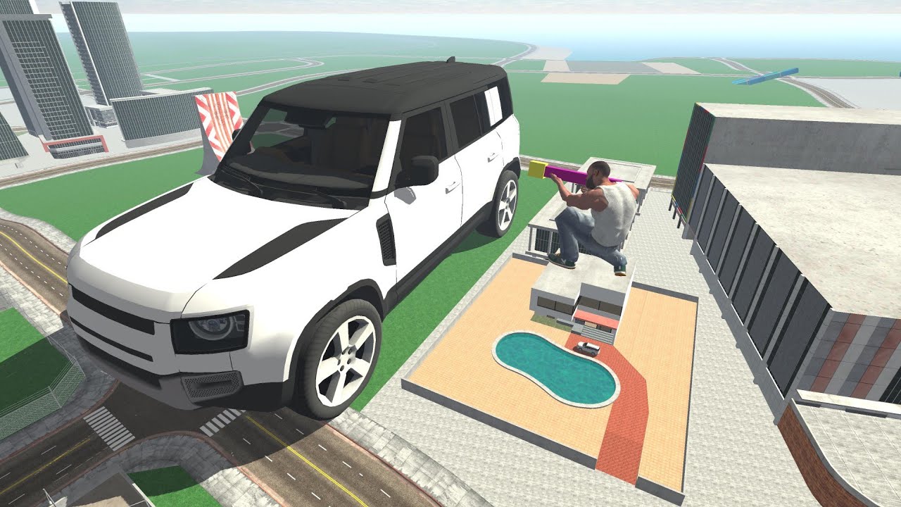 Franklin Found Giant Defender Car- INDIAN BIKES DRIVING 3D