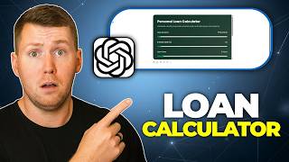 How to create a personal loan calculator site using ChatGPT 5