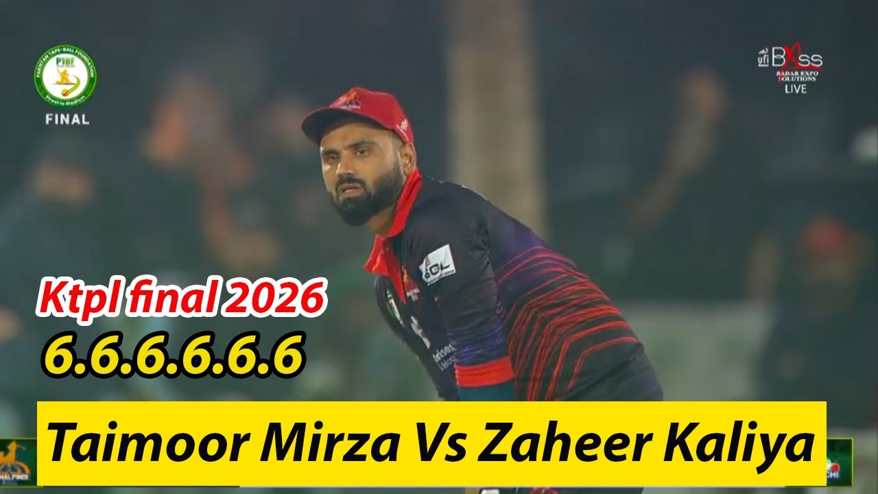 Ktpl 2026 Final Taimoor Mirza Chota Vicky VS Usama Ali Zaini lefti 114 Runs Need From 36 Balls