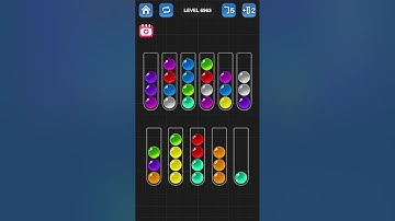 Ball Sort Puzzle by Guru Game: Levels 6961, 6962, 6963, 6964, 6965