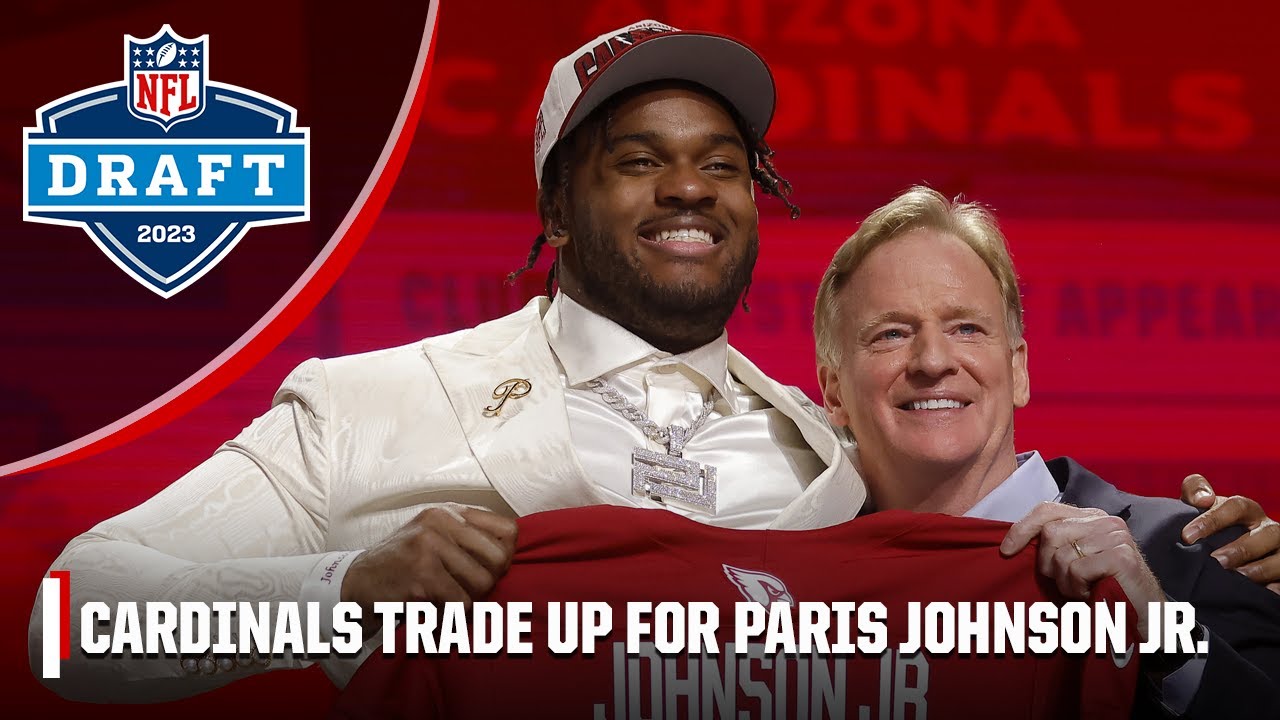 Field Yates was HYPED when Cardinals traded up for Paris Johnson Jr. 2023 NFL Draft YouTube