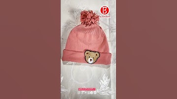 Sweater sleeves to hat This is how a warm hat is made.