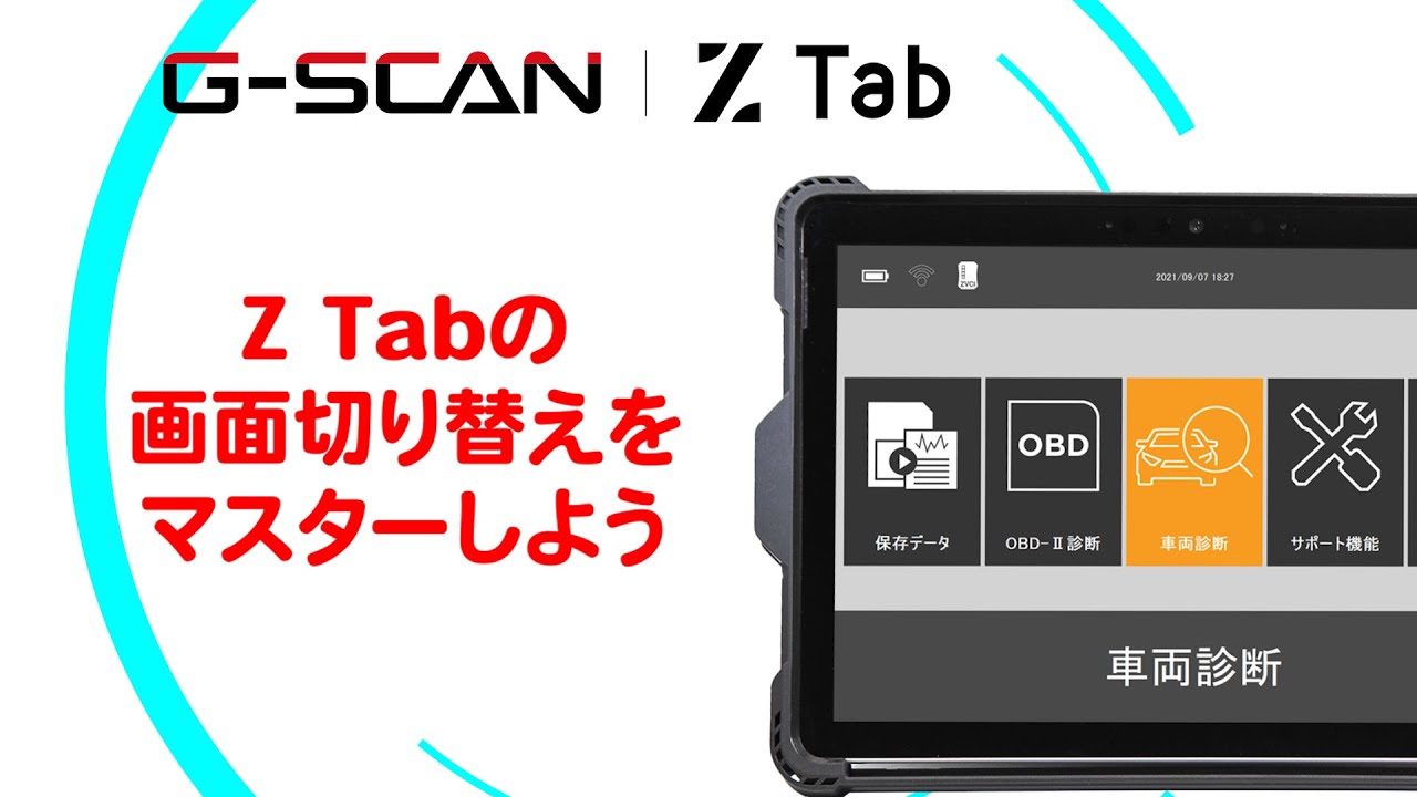 Z Tab LV & MS画面切り替え方法をご紹介 特定DTC照会アプリ使用時など