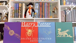 HARRY POTTER DELUXE ILLUSTRATED EDITION BOOKS BY JIM KAY | FLIP THROUGH
