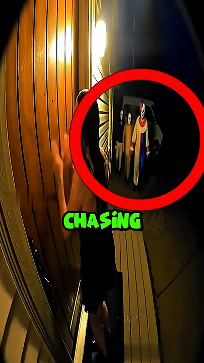 The woman was being chased by three men and what happened next was completely unexpected