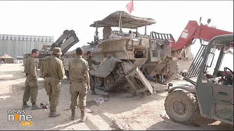 Life on the Frontlines: Israeli Soldiers at Gaza Border Base Juggle Surveillance and Repairs |News9