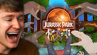 Reacting to JURASSIC PARK\/WORLD FRANCHISE In 10 Minutes!