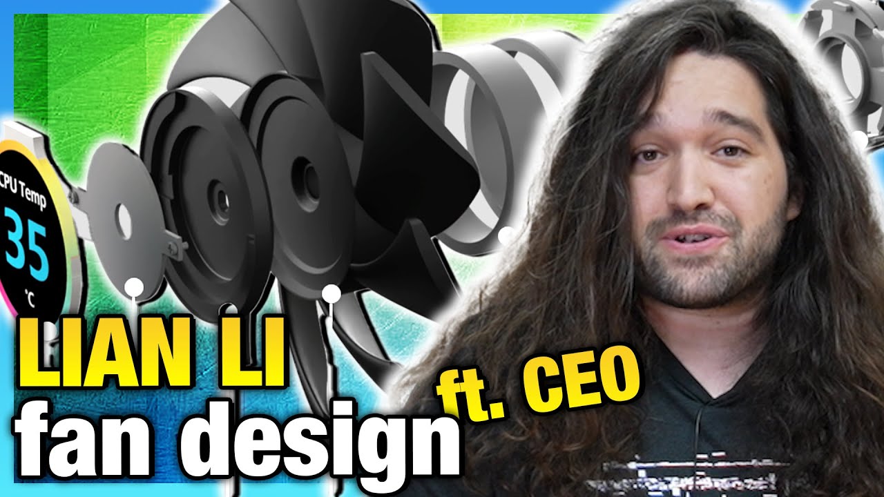 Lian Li Ultra High-Perf Coolers, Fan Engineering, & New SUP-01 Cases, ft. CEO