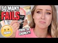 SO MANY FAILS!! TESTING NEW DRUGSTORE MAKEUP... YIKESSS