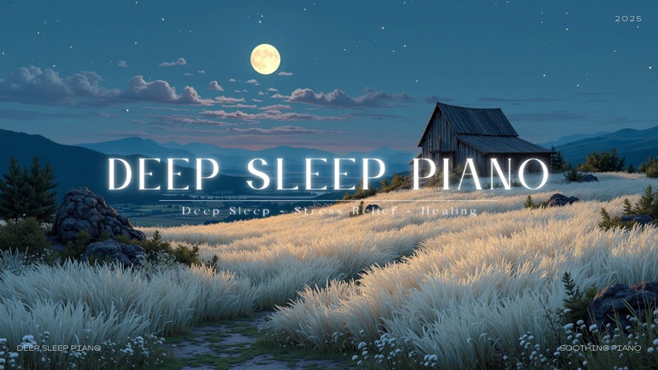 Deep Sleep Piano ~ Moonlight Tranquility for Stress Relief & Insomnia ...