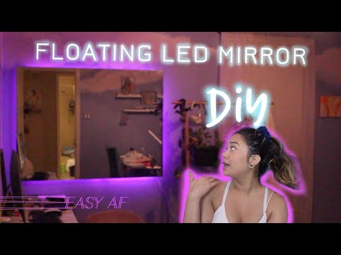 How To Make A Floating Bathroom Mirror?