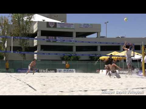 2009 AVP Riverside Kevin Wong And Matt Olson vs. H...