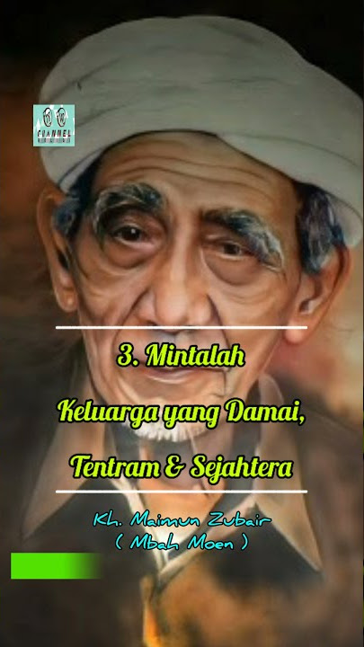 4 Pesan Mbah Moen Minta Kepada Allah | Kh. Maimun Zubair #Shorts