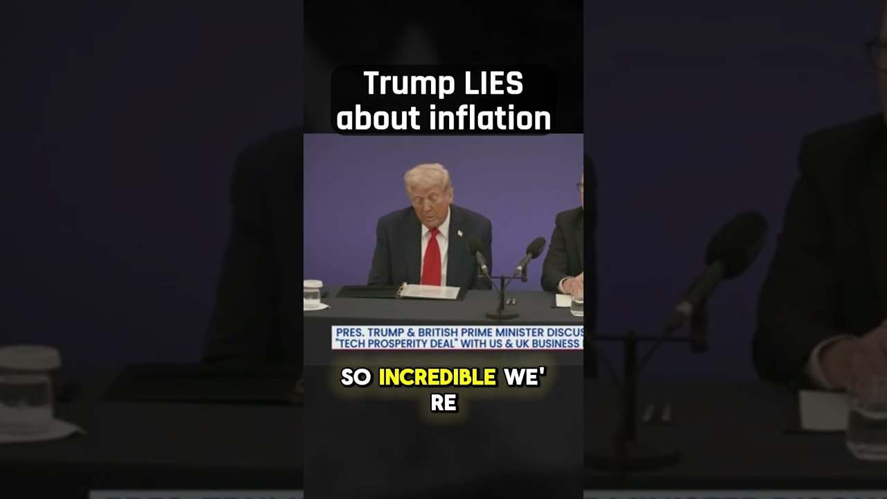 Trump caught LYING about inflation