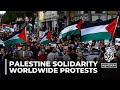 Thousands continue to march in support of Gaza in multiple cities worldwide