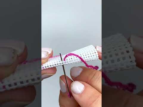 How To Do a Needlepoint Binding Stitch
