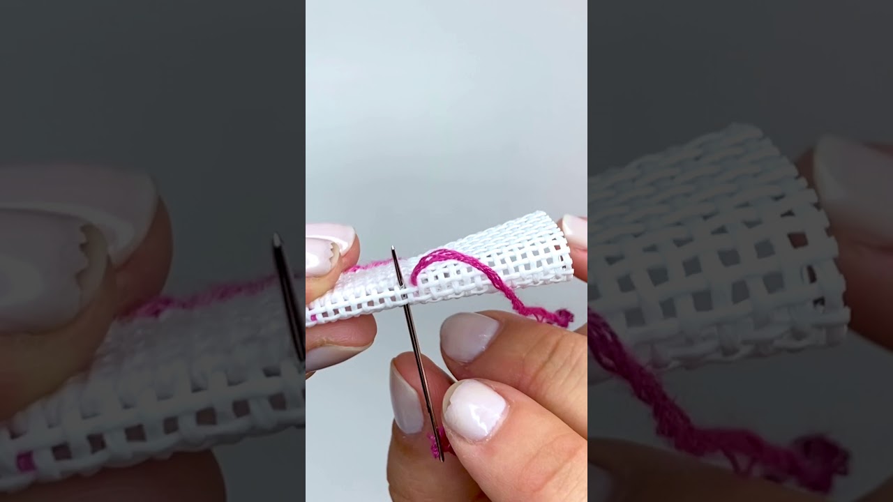 How To Do a Needlepoint Binding Stitch