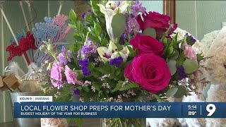 Local flower shop prepares for Mother's Day