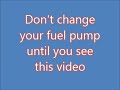 How To Make A Bad Fuel Pump Work Part 1 24 How To Make A Bad Fuel Pump Work Part 1 24