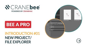 #01 New Project & File Explorer | CRANEbee Tutorial