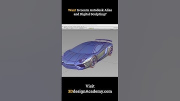 Want to Learn Autodesk Alias and Digital Sculpting? #automobile #autodeskalias #alias #cad #tutorial