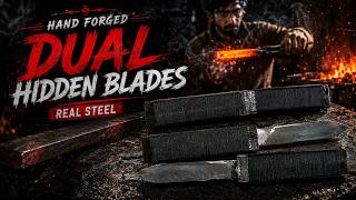 I Forged DUAL Hidden Blades From Steel